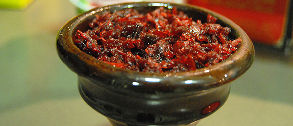 una cachimba muy fuerte